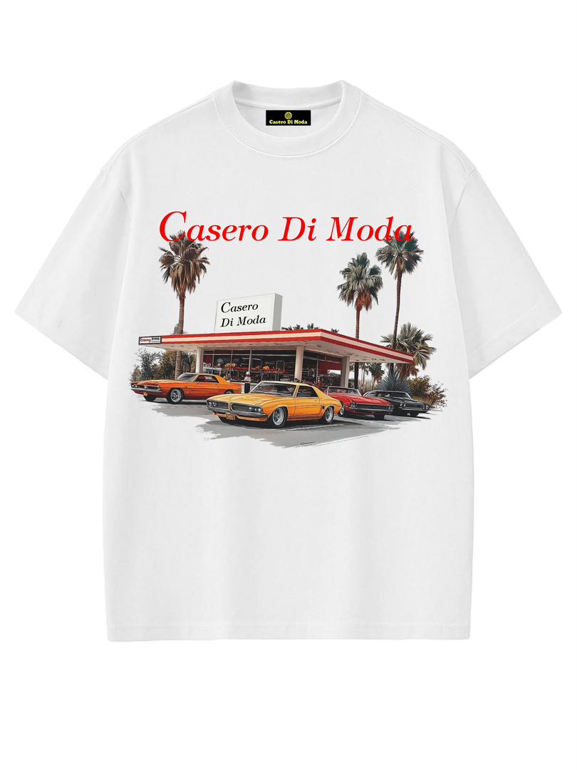 CDM FILLING STATION WHITE CDM OILWELL T-SHIRT - Image 1